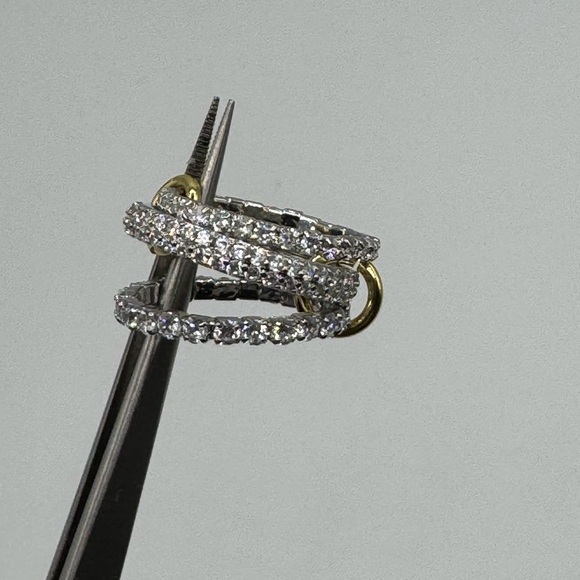 18k 3-Row Stack Ring - Picture 7 of 9